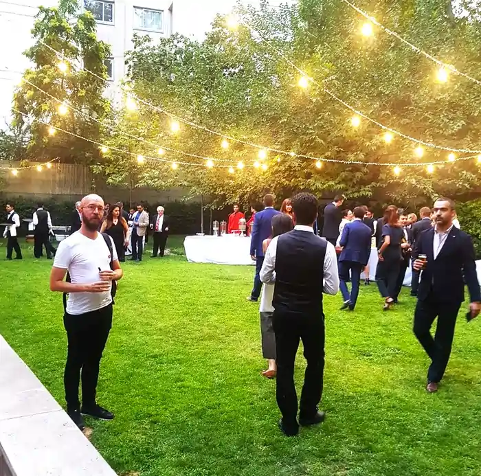 Lighting Setup – International Event at the Swiss Embassy